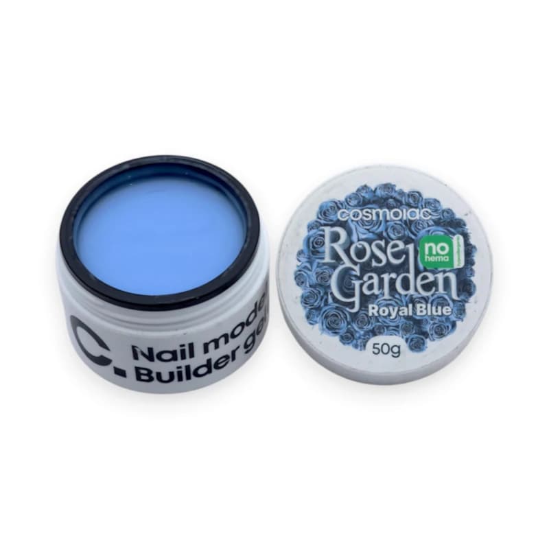 بیلدر ژل کاسمو COSMO مدل Rose Garden رنگ آبی رویال Royal Blue | وزن 50گرم