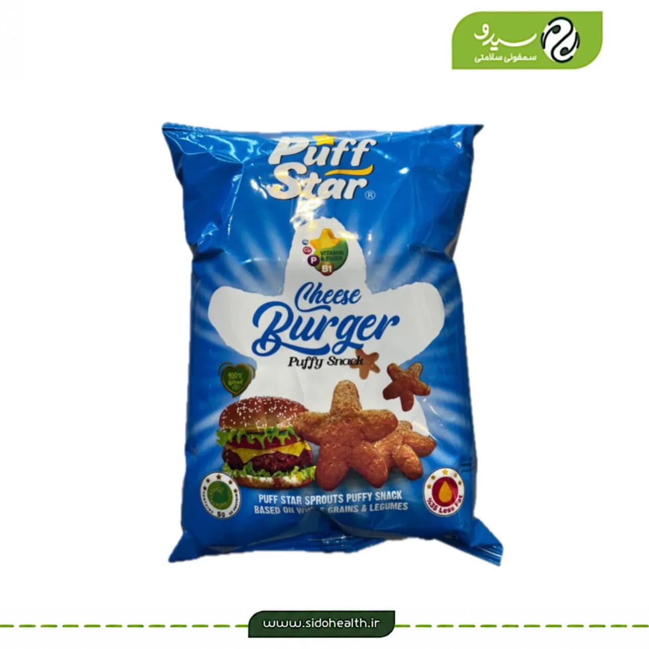 اسنک 4 جوانه برگر پف استار