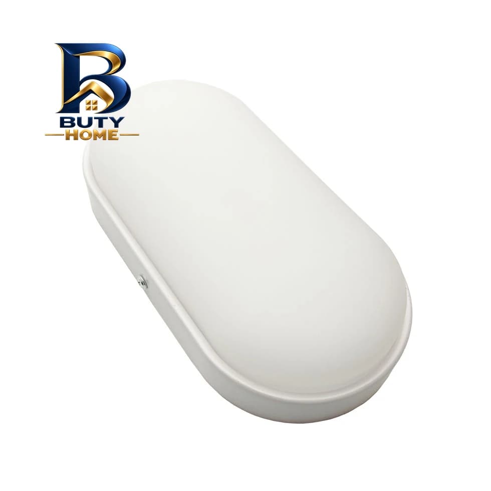 چراغ حیاطی ۲۲ وات نیرو الکتریک مدل واترپروف IP۶۶ طرح روکار بیضی اصل — تصویر ۱۱
