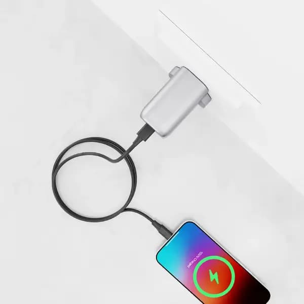 کابل USB-C به USB-C پاورولوژی مدل Powerology Power Sync Flex PCAB017 — تصویر ۳