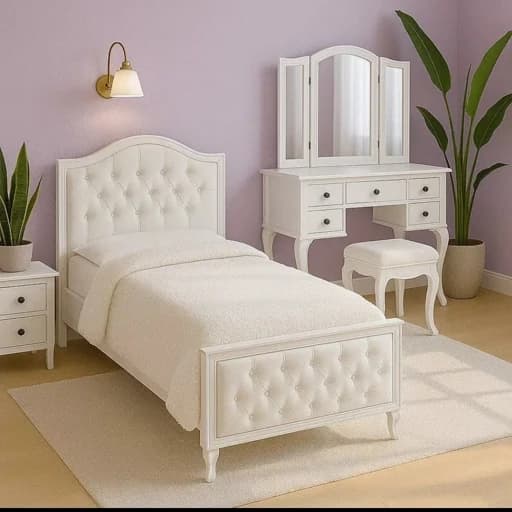 تخت خواب 1نفره شیک با رنگبندی مختلف مبلمان فرنا مدل 1145614