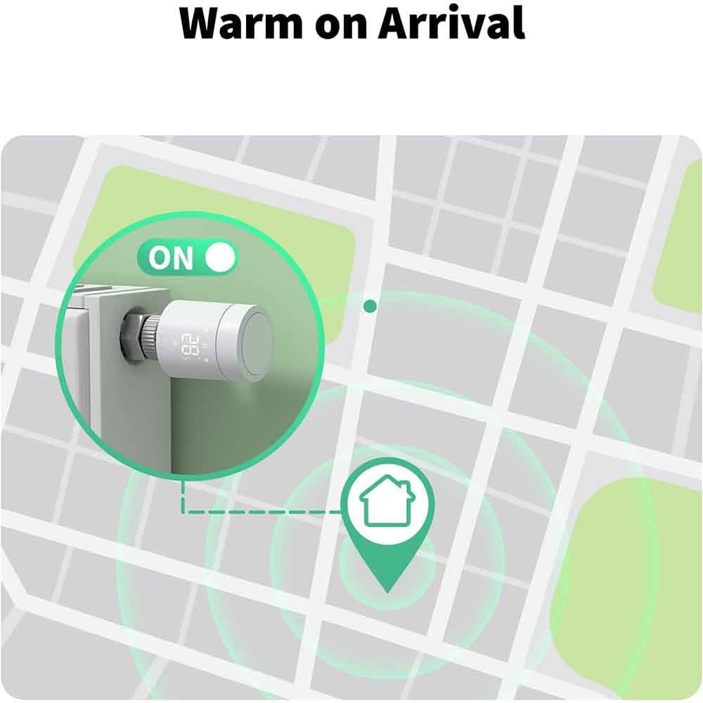 ترموستات هوشمند رادیاتور Aqara مدل W600 سازگار با matter — تصویر ۵