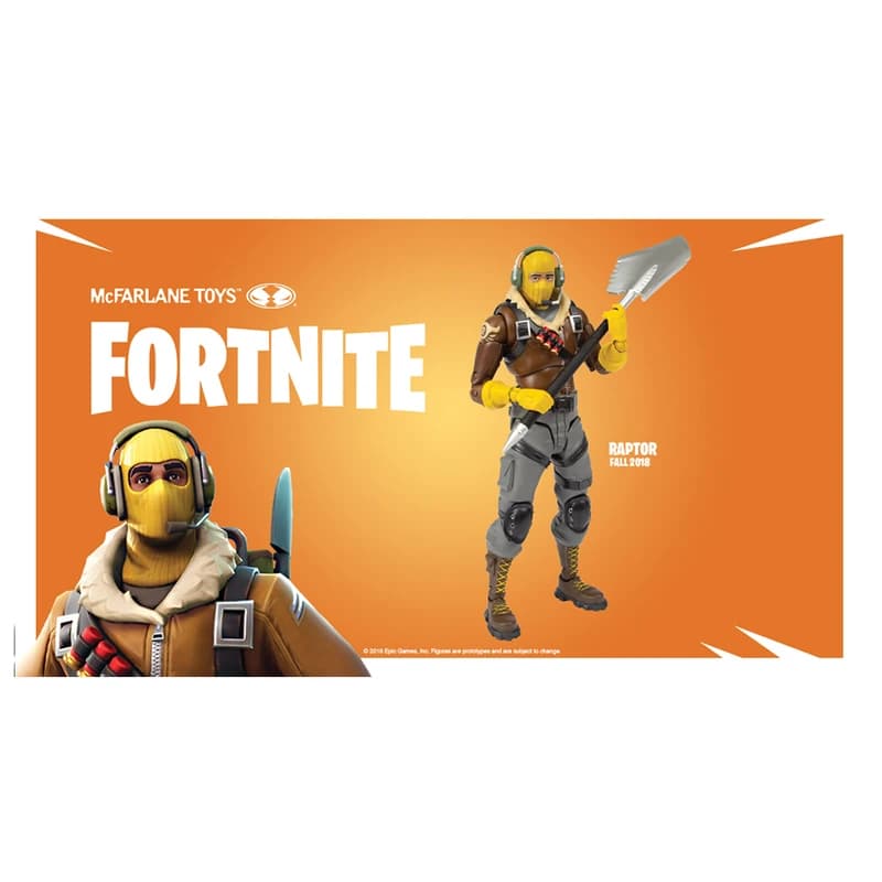 اکشن فیگور رپتور Raptor سری فورتنایت Fortnite برند مکفارلین — تصویر ۴