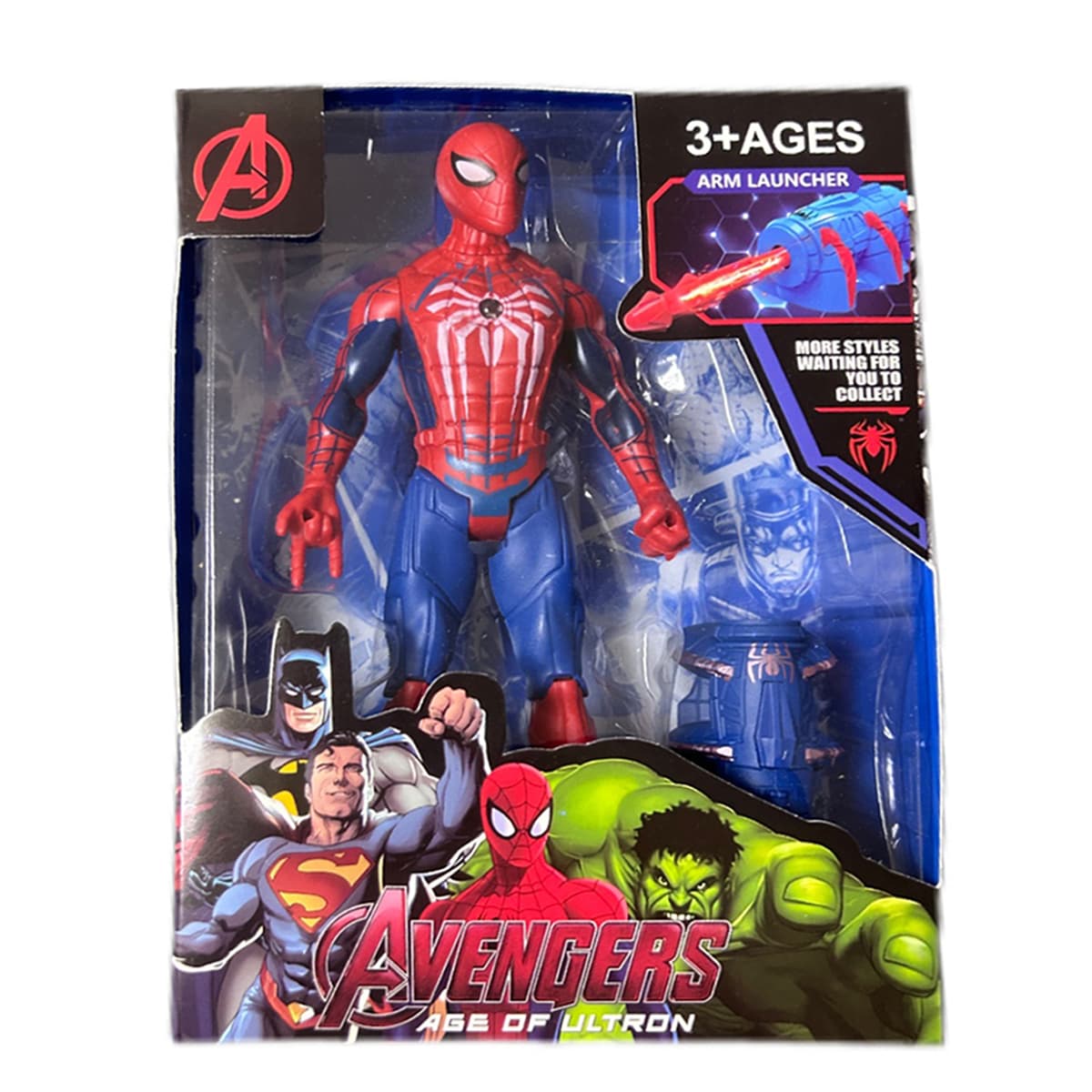 اکشن فیگور مردعنکبوتی (اسپایدرمن) Spider-Man تیر پرتابکن چراغدار کد 15-3099 — تصویر ۲