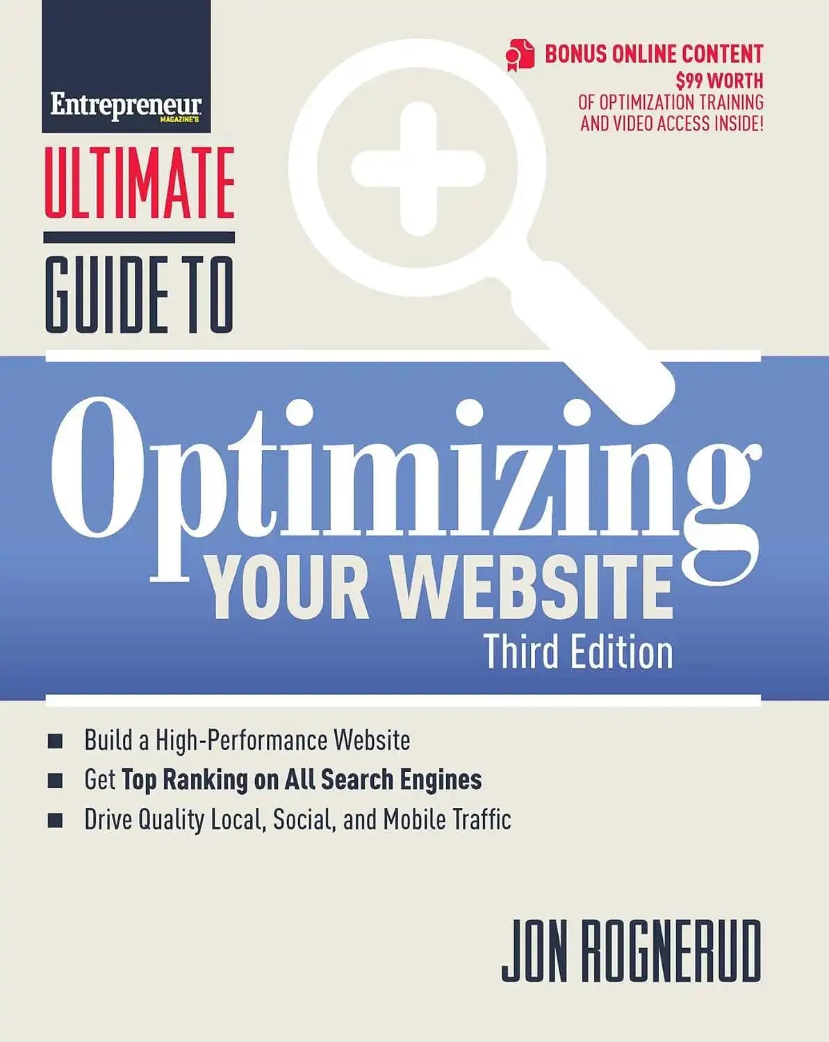 کتاب راهنمای جامع بهینهسازی وبسایت شما (Ultimate Guide to Optimizing Your Website) نسخه انگلیسی PDF | جان روگنرود