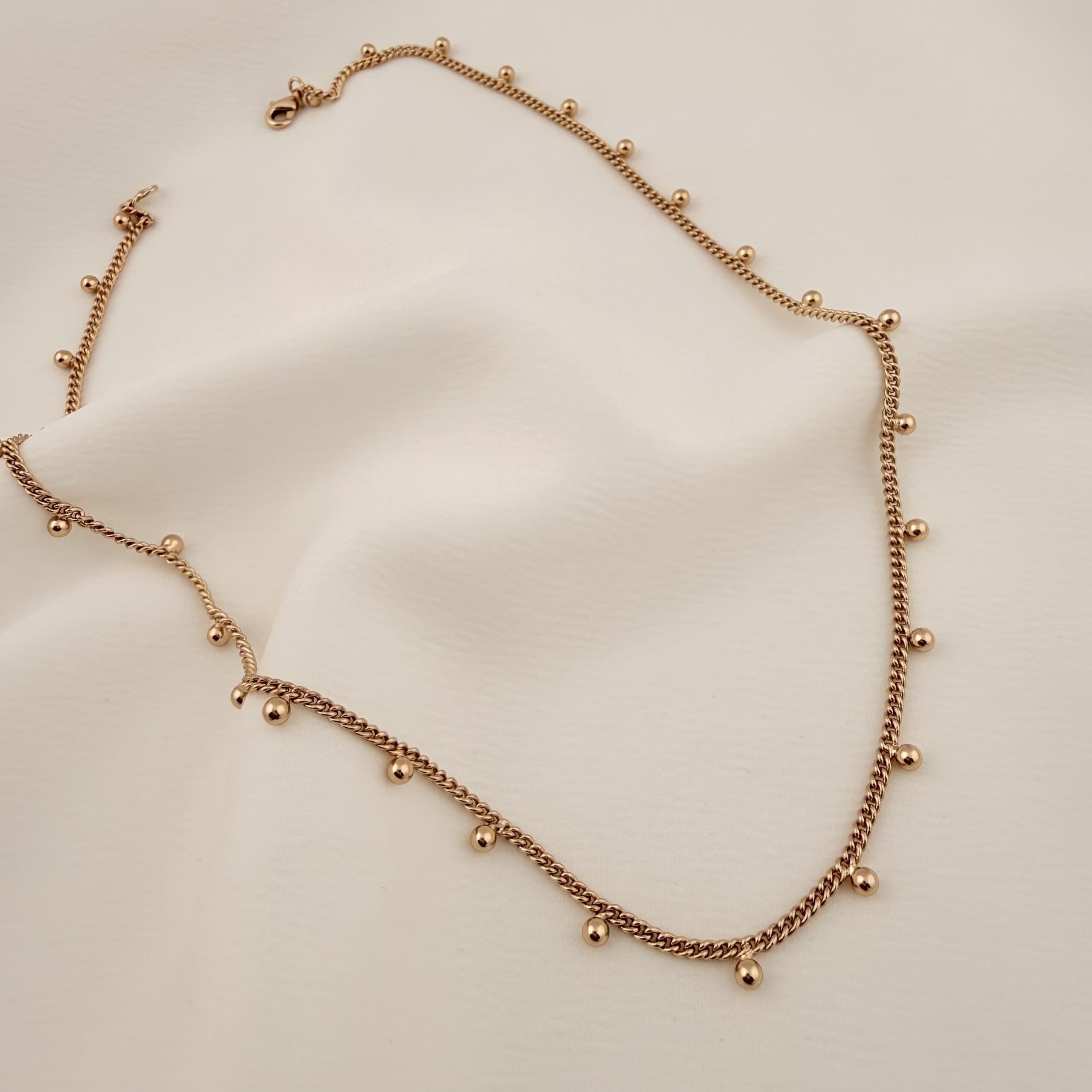 گردنبند توپی ژوپینگ مدل X0001028 — تصویر ۶