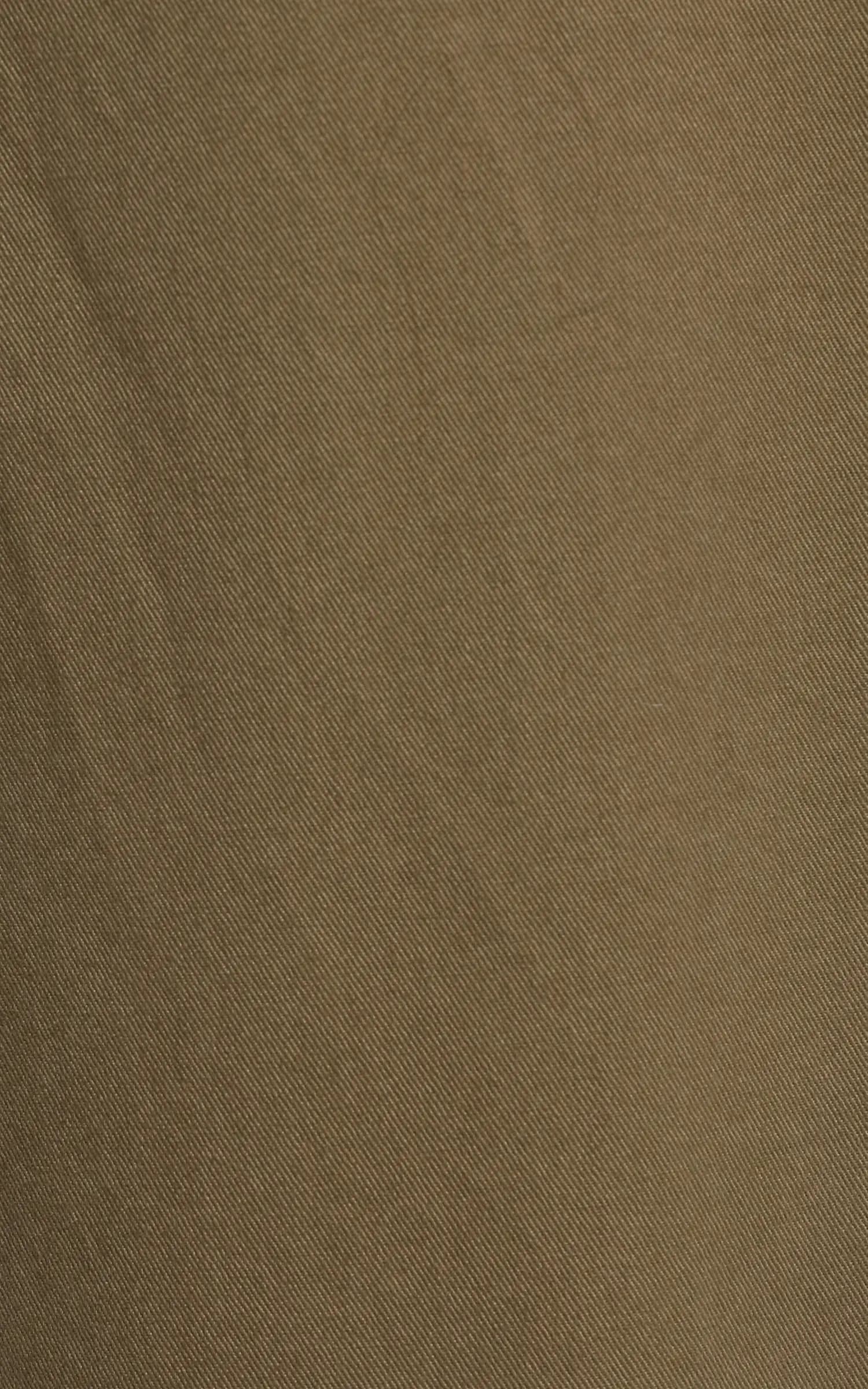 شلوار زنانه زیتونی پاچه گشاد با طراحی ساده COLIN’S کد CL1081987 — تصویر ۸