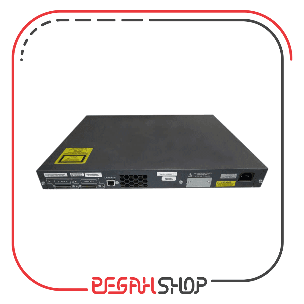 سوئیچ ۲۴ پورت برند Cisco مدل WS-C3750G-24PS-S — تصویر ۲
