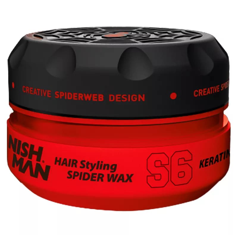 واکس مو نیشمن سری Spider مدل Keratin Fiber حجم 150 میلی لیتر — تصویر ۳