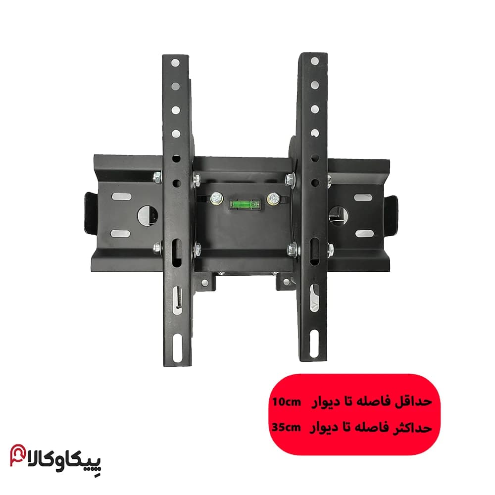پایه تی وی جک دوبازو دیواری از 32 تا 43 اینچ مدل W7 — تصویر ۵