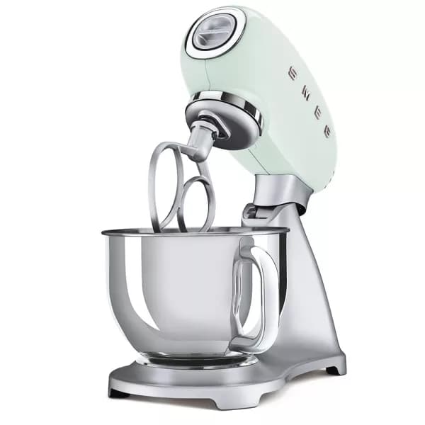 همزن اسمگ پایه استیل سبز پاستیلی مدل Smeg SMF02PG — تصویر ۳