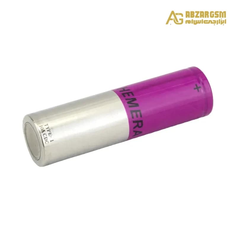 باتری لیتیوم یون 3.7v سایز 18650 سرتخت 3500mAh جریان دشارژ 20A مارک MJ — تصویر ۲