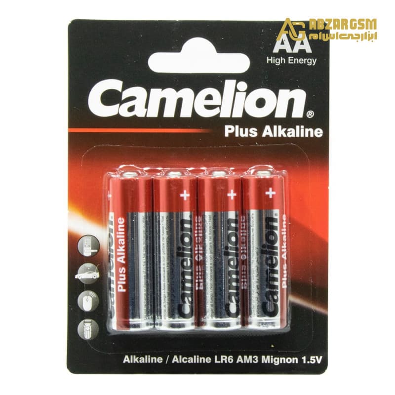 باتری قلمی آلکالاین Plus Alkaline چهارتایی مارک Camelion