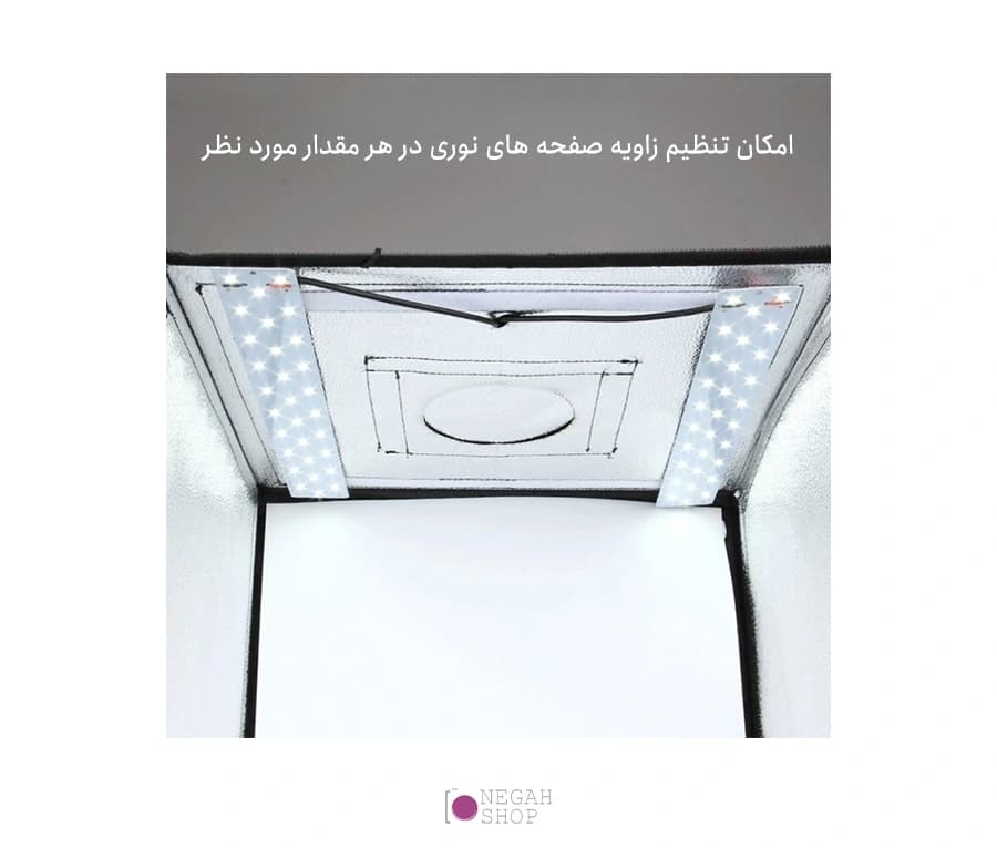 پنل نور ال ای دی 15 وات مخصوص اتاق نور 40 سانت Puluz PU5211 — تصویر ۷