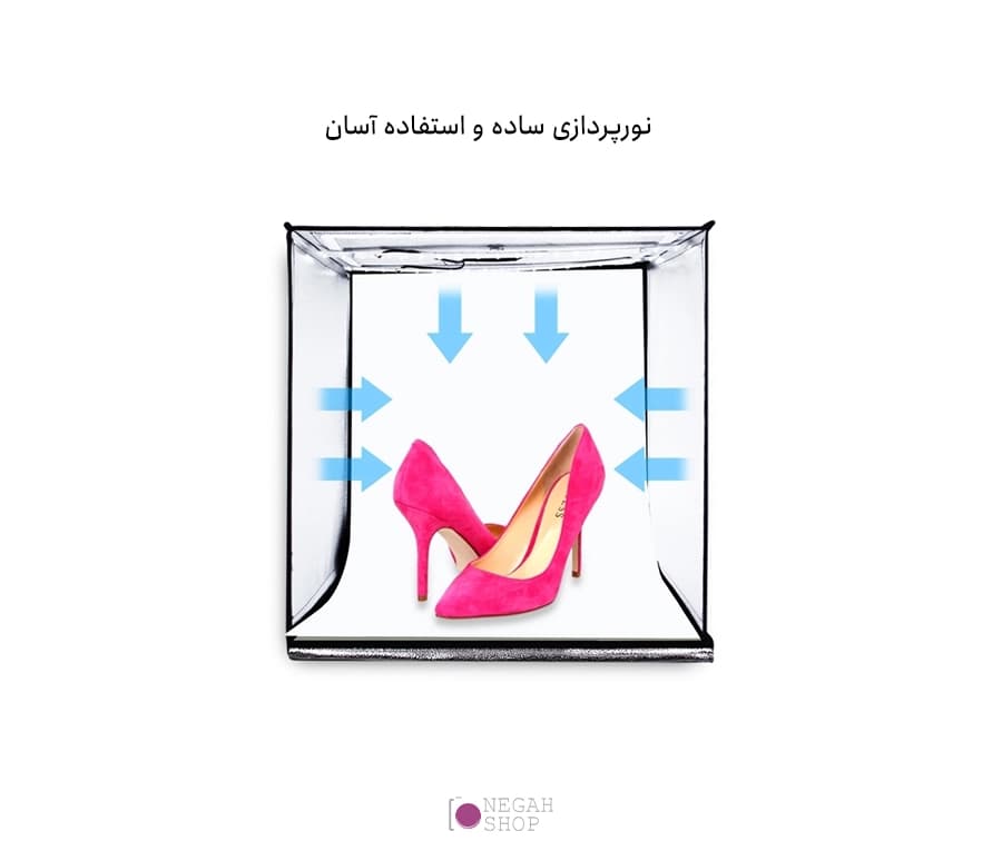 پنل نور ال ای دی 15 وات مخصوص اتاق نور 40 سانت Puluz PU5211 — تصویر ۴