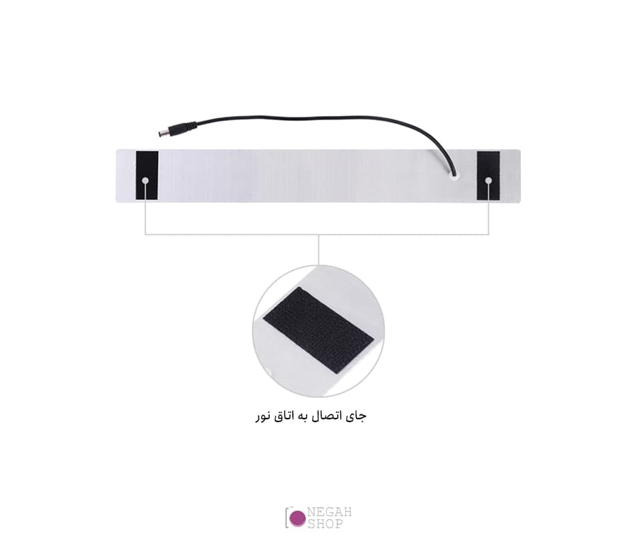 پنل نور ال ای دی 15 وات مخصوص اتاق نور 40 سانت Puluz PU5211 — تصویر ۳