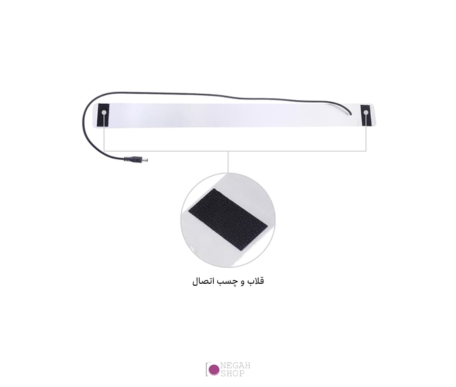 پنل نور ال ای دی 30 وات مخصوص اتاق نور 60 سانت Puluz PU5212 — تصویر ۳