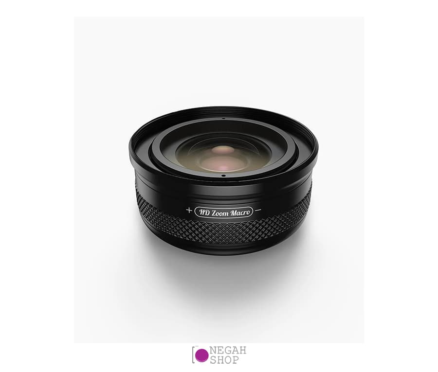لنز ماکرو موبایل اپکسل مدل Apexel ZoomMacro APL‑ZM100 با بزرگنمایی 10 تا 20 برابر مخصوص عکاسی کلوزآپ — تصویر ۴