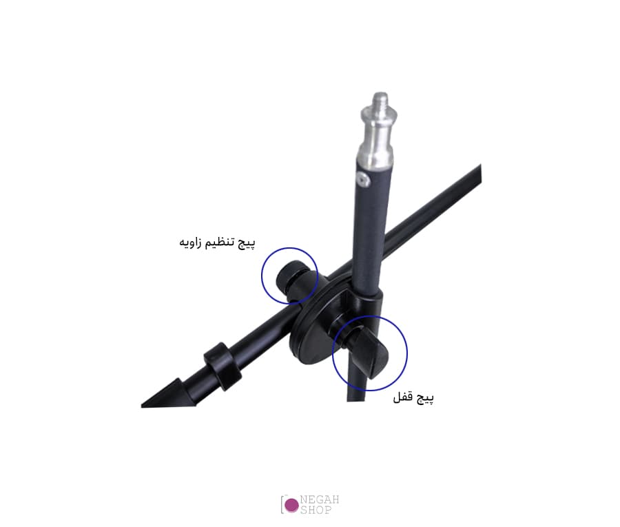 سه پایه نگهدارنده میکروفون Zomei M7 Mic — تصویر ۳