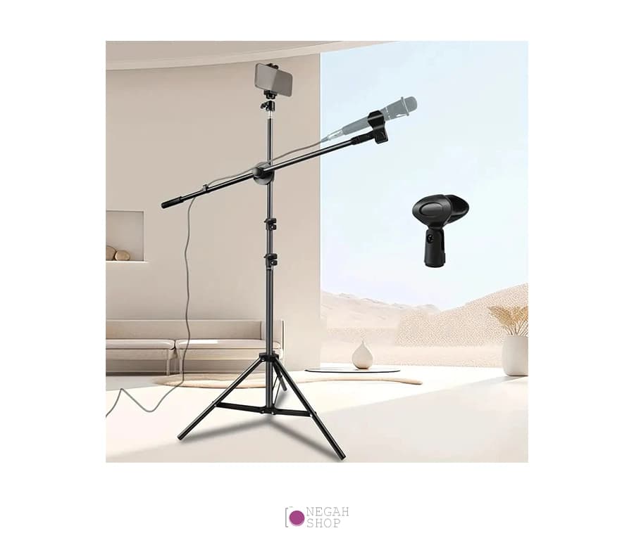 سه پایه نگهدارنده میکروفون Zomei M7 Mic — تصویر ۷