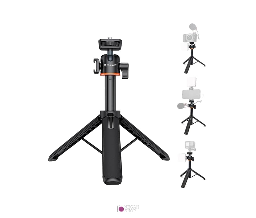 سه پایه تولید محتوا مناسب دوربین و موبایل Puluz PU732B — تصویر ۸