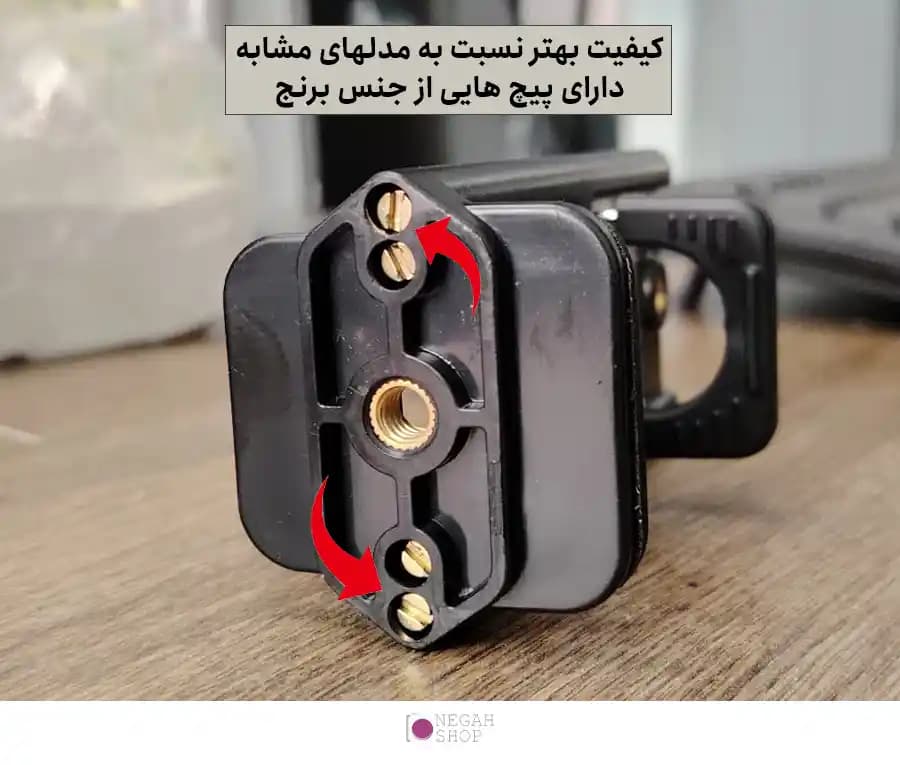 نگهدارنده موبایل و تبلت Zomei مناسب تولید محتوا — تصویر ۴