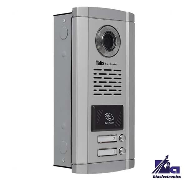 پکیج آیفون تصویری دو واحدی تابا TVD-1035 با پنل کارتی CR1860 — تصویر ۵