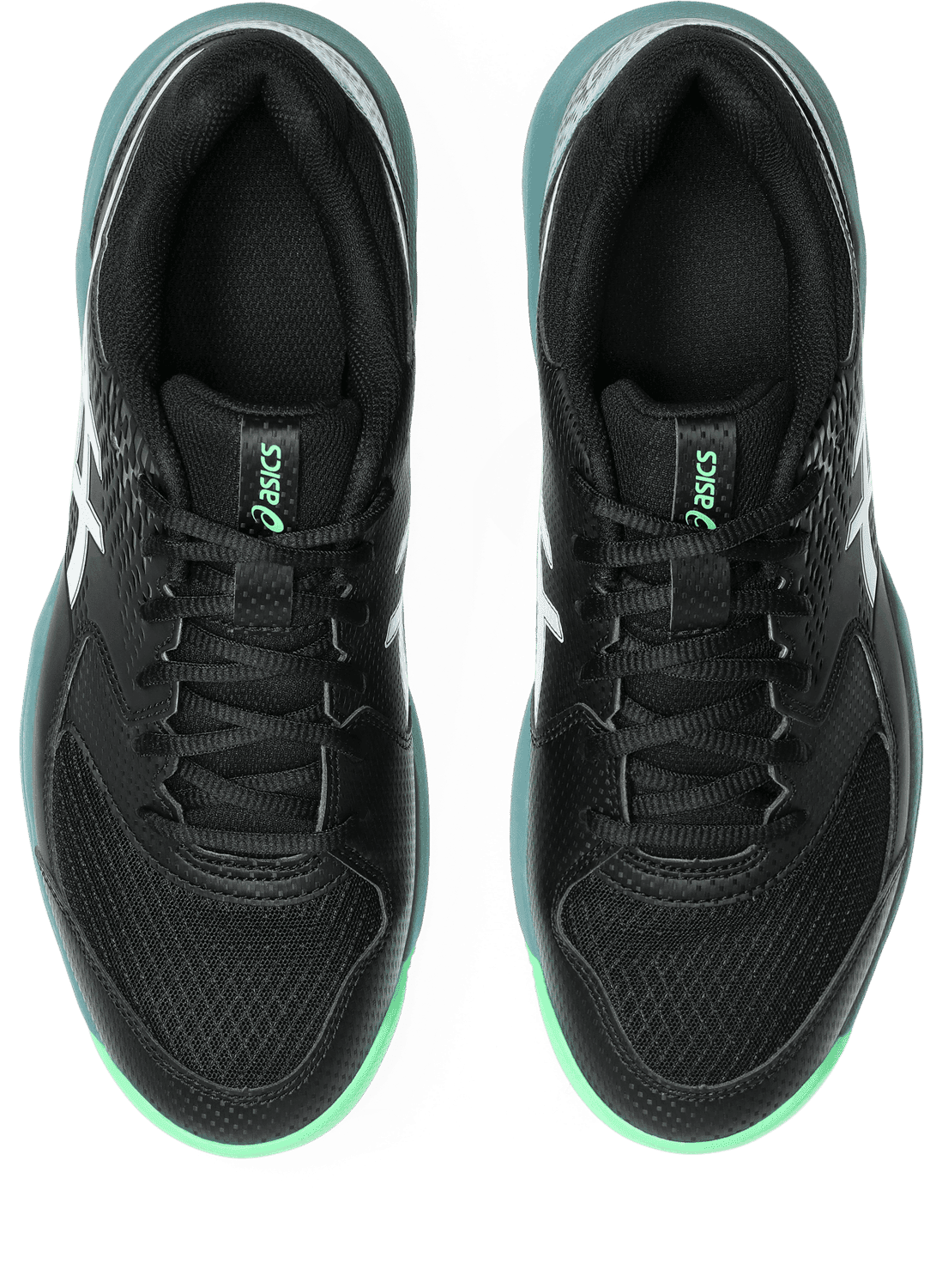 کفش پدل مردانه اسیکس GEL-Dedicate 8 Padel – مشکی/سبز — تصویر ۶