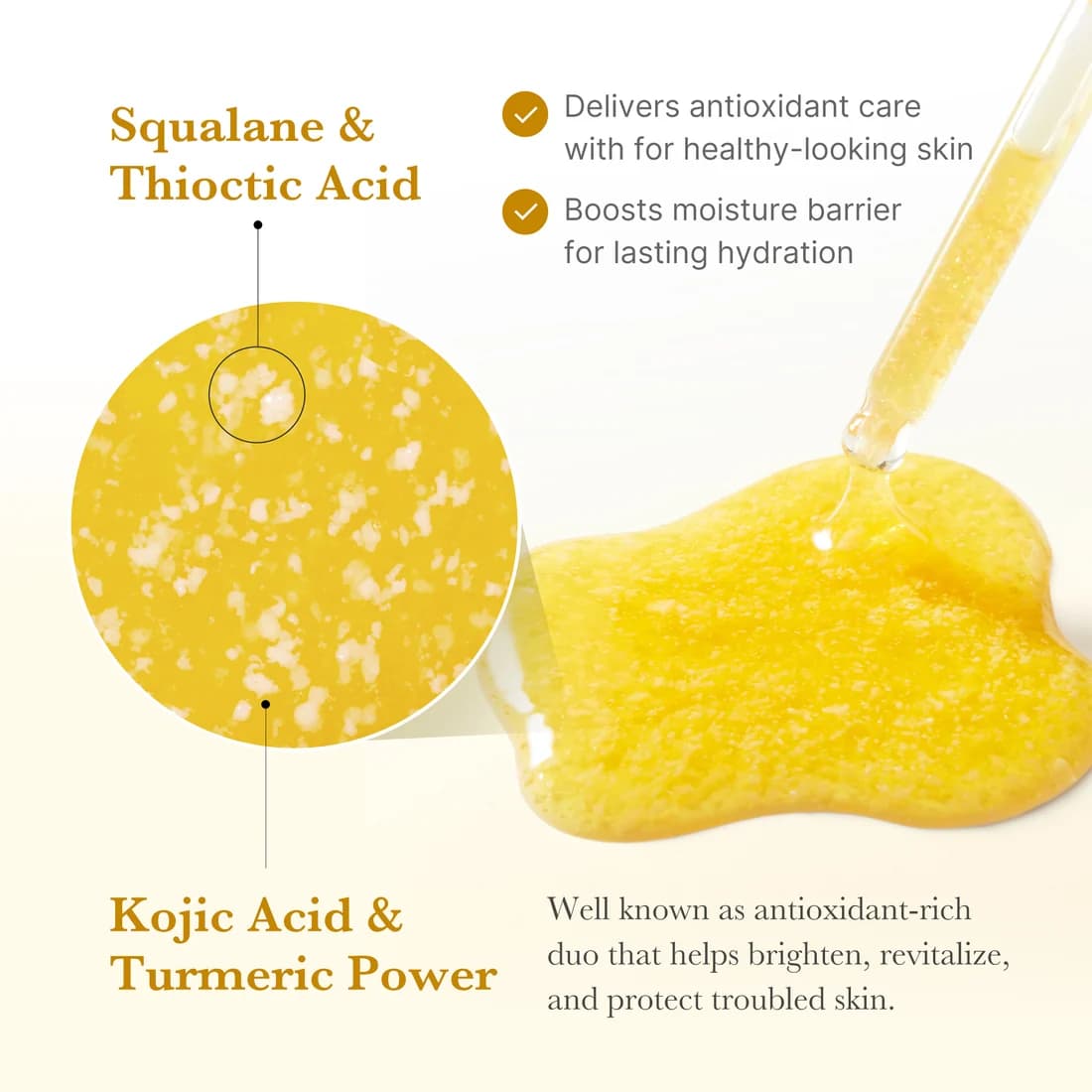 سرم ضد لک و روشن کننده کوجیک اسید و نیاسینامید مدی کیوب MEDICUBE KOJIC ASID TURMERIC NIACINAMIDE SERUM — تصویر ۴