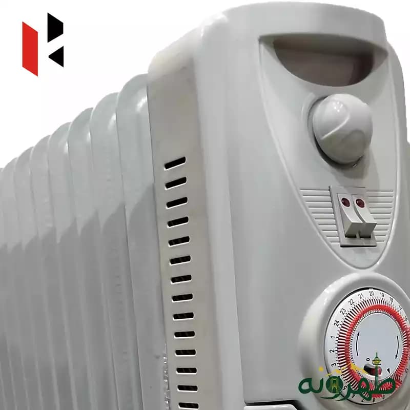 شوفاژ برقی 13 پره هیرو مدل HIRO HOR-13FW — تصویر ۲