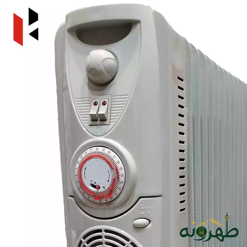شوفاژ برقی 13 پره هیرو مدل HIRO HOR-13FW — تصویر ۳