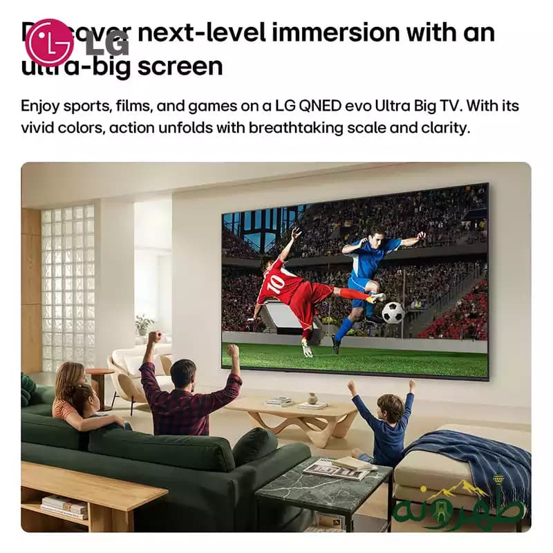 تلویزیون ال جی مدل LG 75QNED72B6T — تصویر ۳