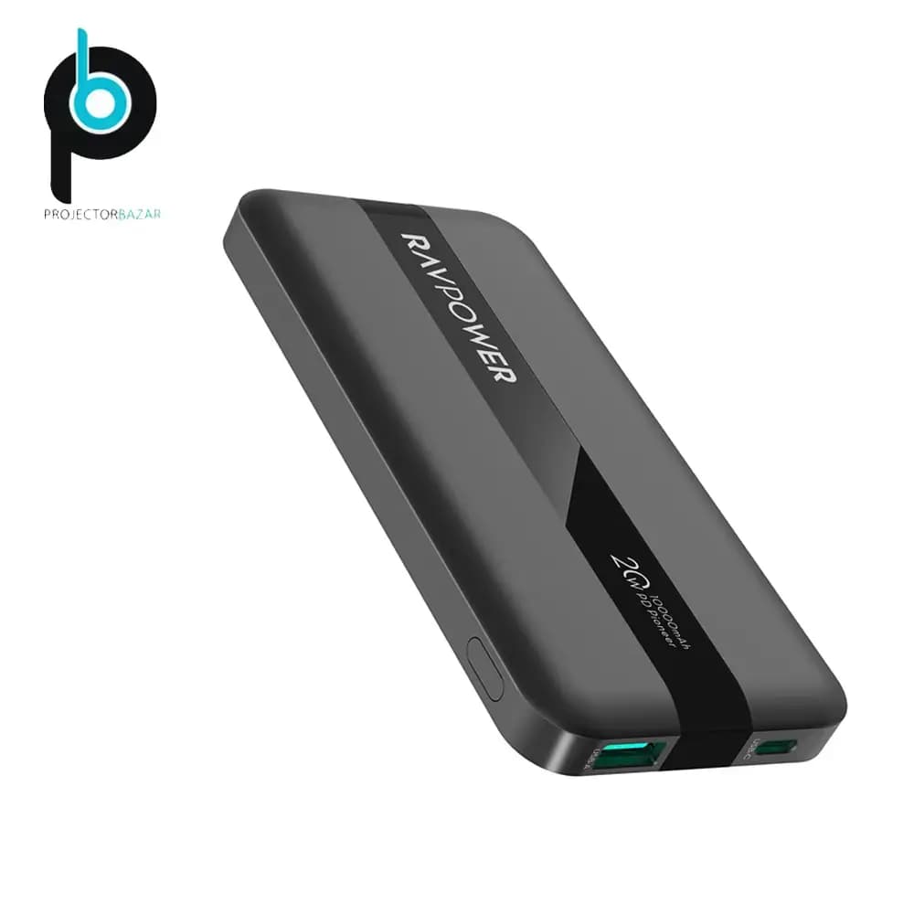 پاوربانک راوپاور مدل RP-PB1236 ظرفیت 10000 میلی آمپر