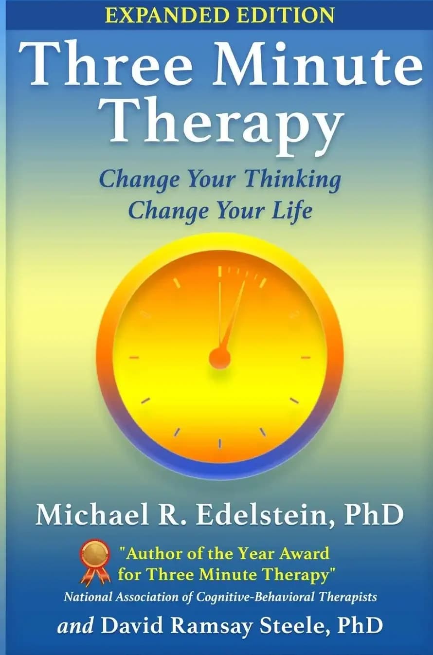 کتاب درمان سهدقیقهای (Three Minute Therapy) نسخه انگلیسی PDF | مایکل آر. ادلستین و دیوید رمزی استیل