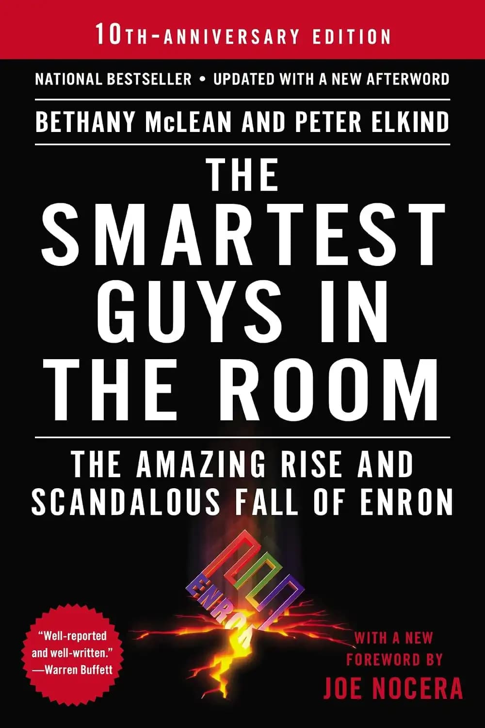 کتاب باهوشترین آدمهای اتاق (The Smartest Guys in the Room) نسخه انگلیسی PDF | بثانی مکلین و پیتر الکیند