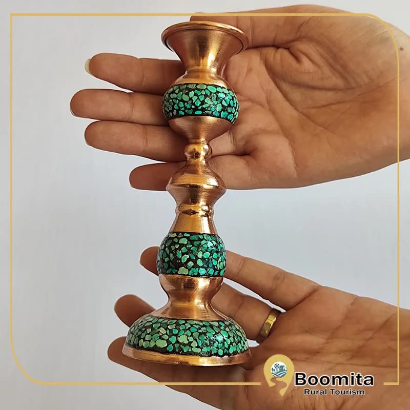 شمعدان فیروزه کوبی — تصویر ۵