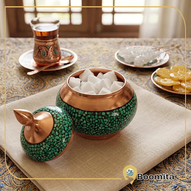 شمعدان فیروزه کوبی — تصویر ۳
