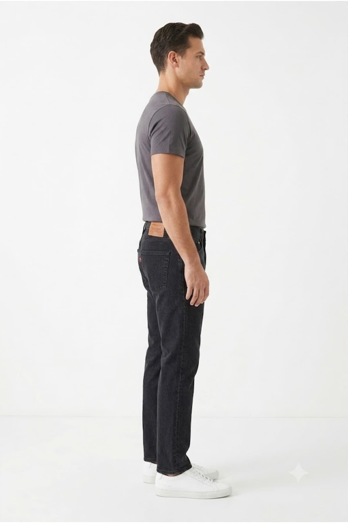 شلوار جین لیوایز مردانه جین خاکستری راسته Straight/استریج فاق نرمال جین Classical/کلاسیک | Levi’s 501-0031f TR — تصویر ۵