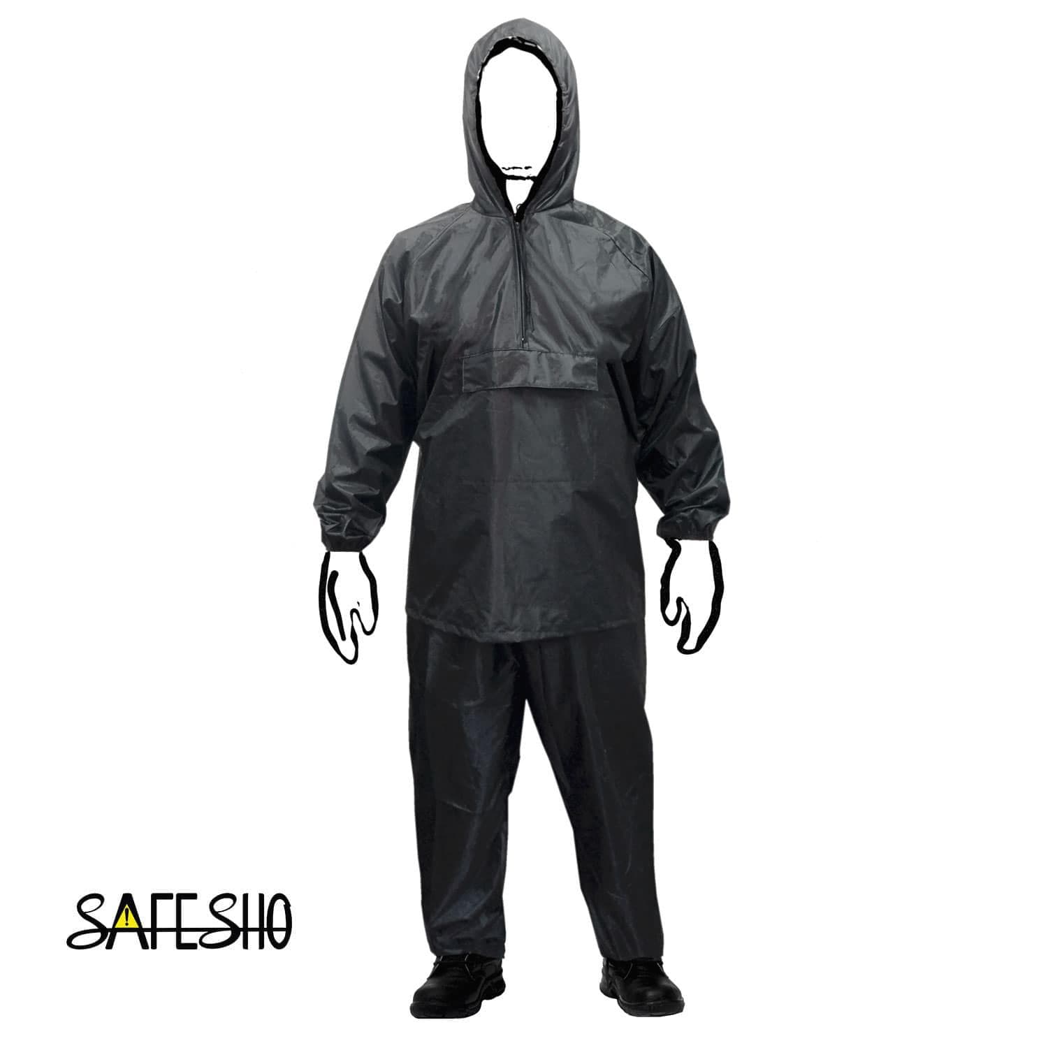بادگیر شلوار پشت لاستیک مشکی (تک لایه بدون آستر)