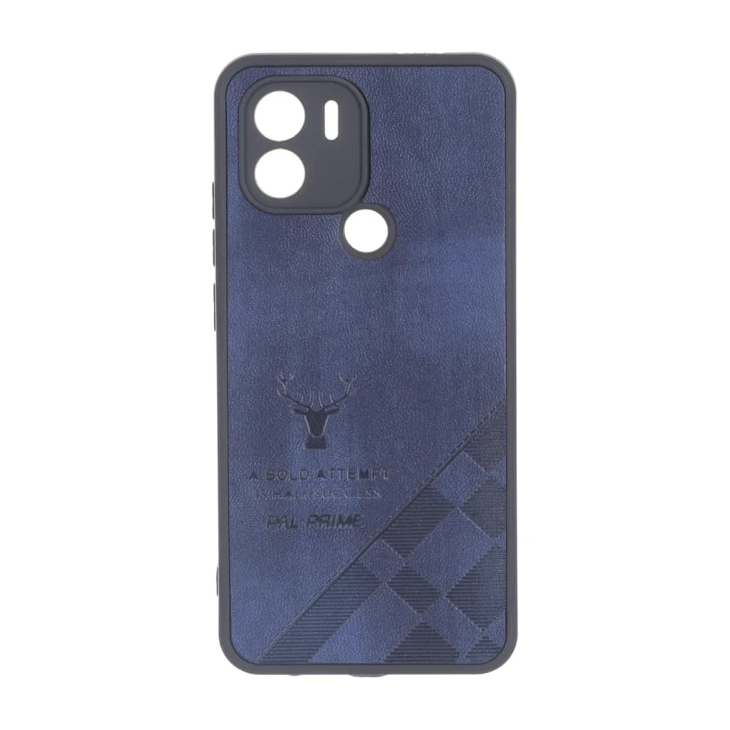 قاب طرح چرم گوزنی Pal Prime مدل Xiaomi Redmi A1 Plus / Redmi A2 Plus – آبی کاربنی — تصویر ۲