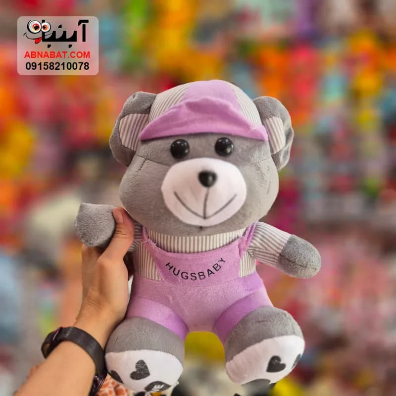 عروسک فیل ملوانی سایز دو طوسی 30 سانتی کد 1454 — تصویر ۳
