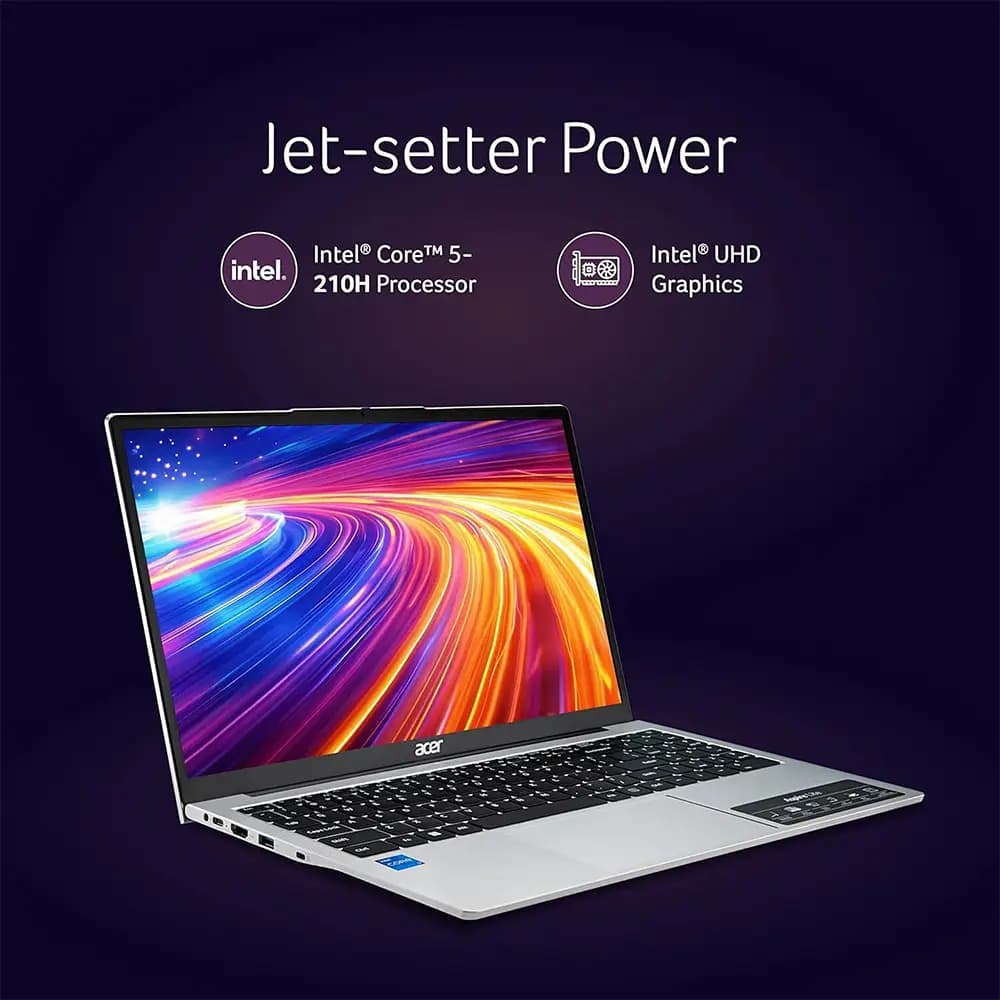 لپ تاپ 15.6 اینچی ایسر مدل ACER ASPIRE Lite Al15 Core 5 210H 16D5 512GB INTEL — تصویر ۴