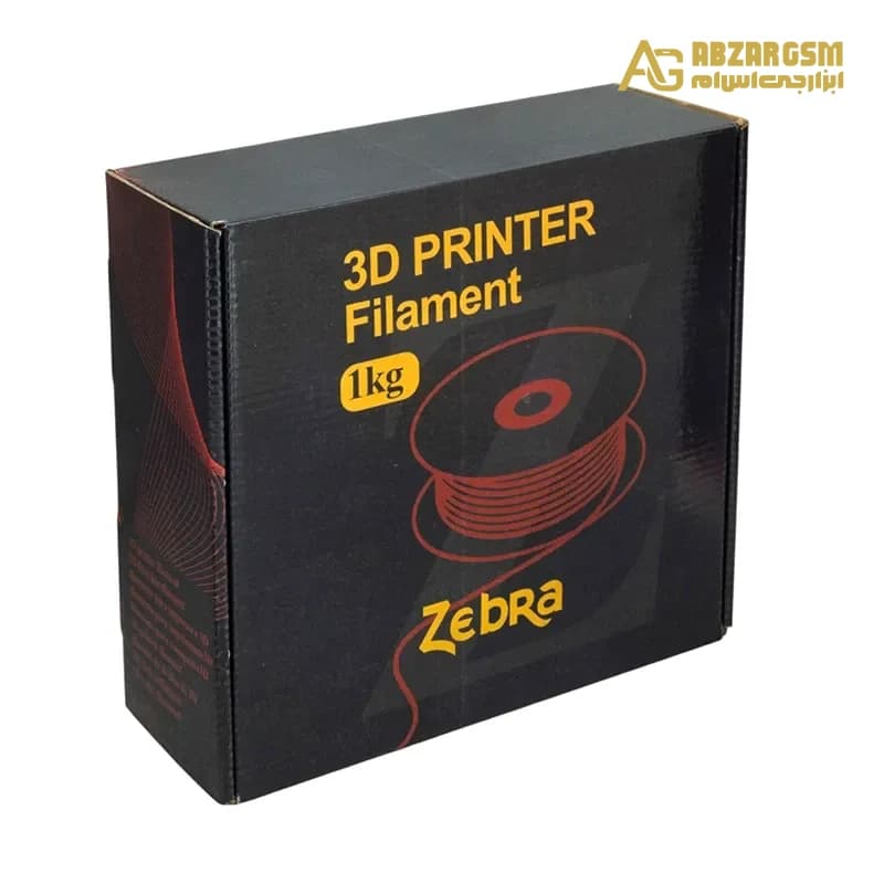 فیلامنت 1Kg پرینتر 3 بعدی HIPS سفید قطر 1.75mm مارک Zebra — تصویر ۵
