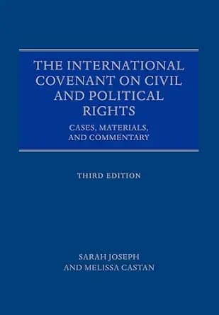 و دانلود نسخه کامل کتاب زبان اصلی The International Covenant on Civil and Political Rights: Cases, Materials, and Commentary | دانلود کتاب خارجی