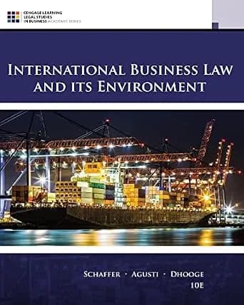 و دانلود نسخه کامل کتاب زبان اصلی International Business Law and Its Environment (MindTap Course List) | دانلود کتاب خارجی