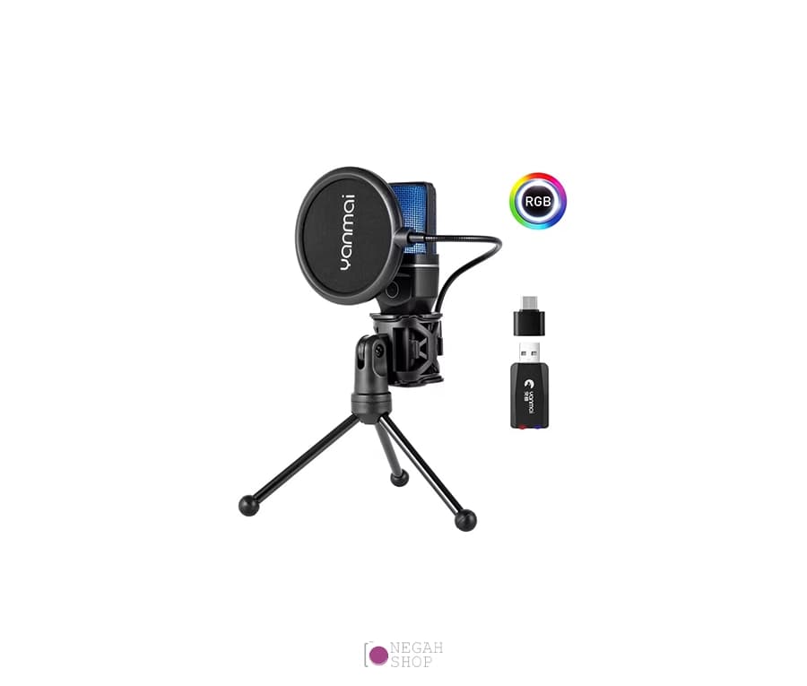میکروفون وایرلس استودیویی Yanmai SF-777W RGB