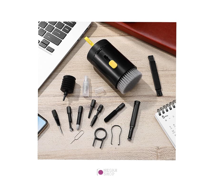 کیت تمیز کننده 20 کاره مشکی — تصویر ۸