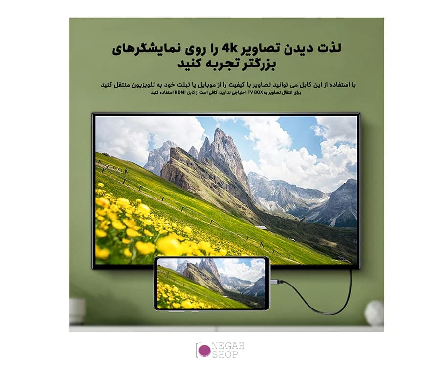 کابل فنری HDMI به Micro HDMI — تصویر ۳