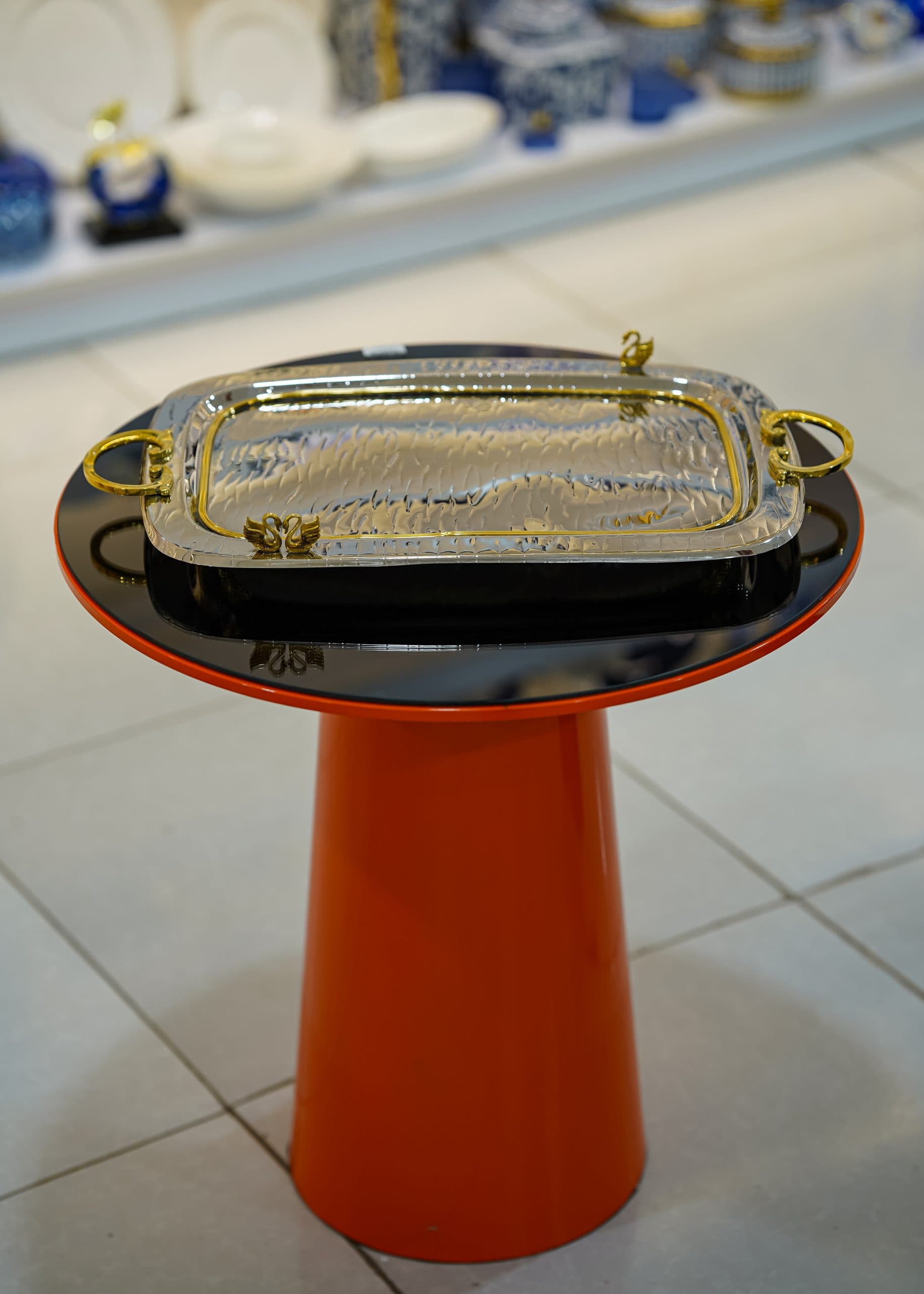 سینی برنج قو SW26117 — تصویر ۲