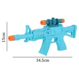 تفنگ مسلسل اسباب بازی موزیکال GunMan کد 301364 — تصویر ۴